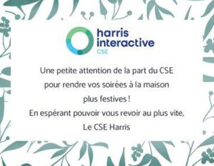 Créations personnalisées - Harris Interactive - Harmonie des Saveurs