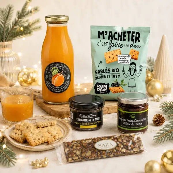 Cadeau gourmand de Noël - Coffret Noël festif