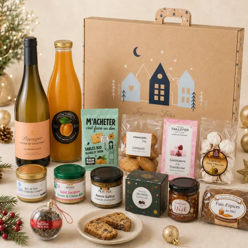 Composition gourmande artisanale - Festin de Noël