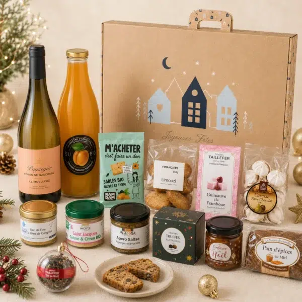 Composition gourmande artisanale - Festin de Noël